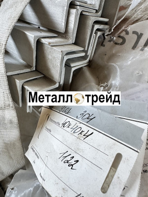 Уголок нержавеющий AISI 304 (08Х18Н10) 100х10 мм 6000