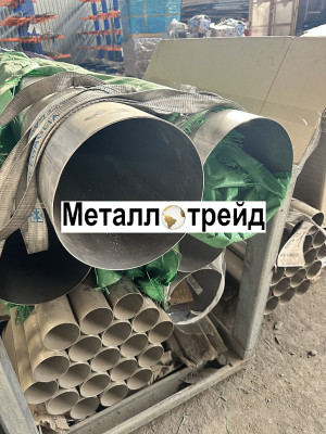 Труба нержавеющая 02Х18Н11 76х2 мм 02Х18Н11, ГОСТ 9940-81, длина 3100-5500, K