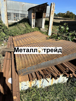 Лист ПВЛ Ст3 410 мм *1200*1500,,,3500 с просечкой