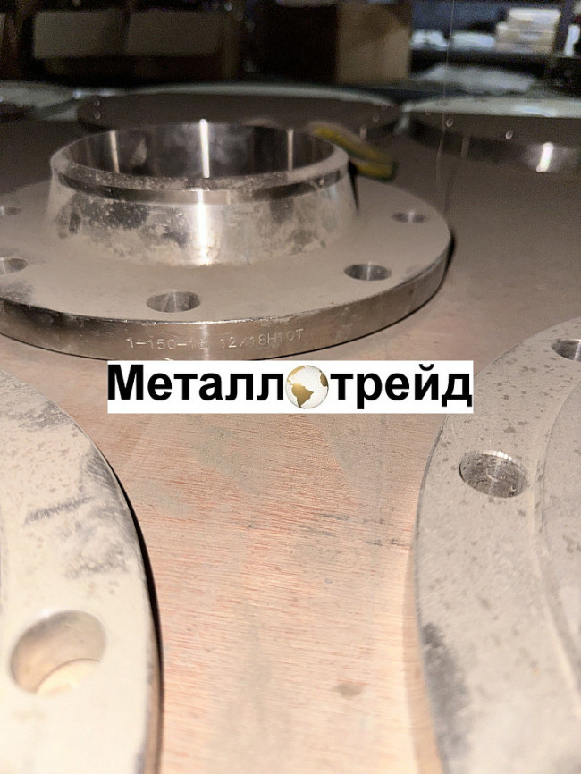 Фланец нержавеющий воротниковый 12Х18Н10Т 1x125x40