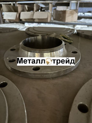 Фланец нержавеющий воротниковый 12Х18Н10Т 1x40x40