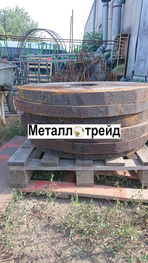 Поковка 09Г2С 350 мм обточка ГОСТ 8479-70, 19281-14, УЗК+