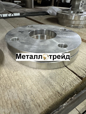 Фланец нержавеющий плоский 12Х18Н10Т 1x32x25