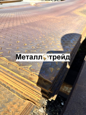 Лист рифленый чечевич чечевич 10х1500х6000 мм